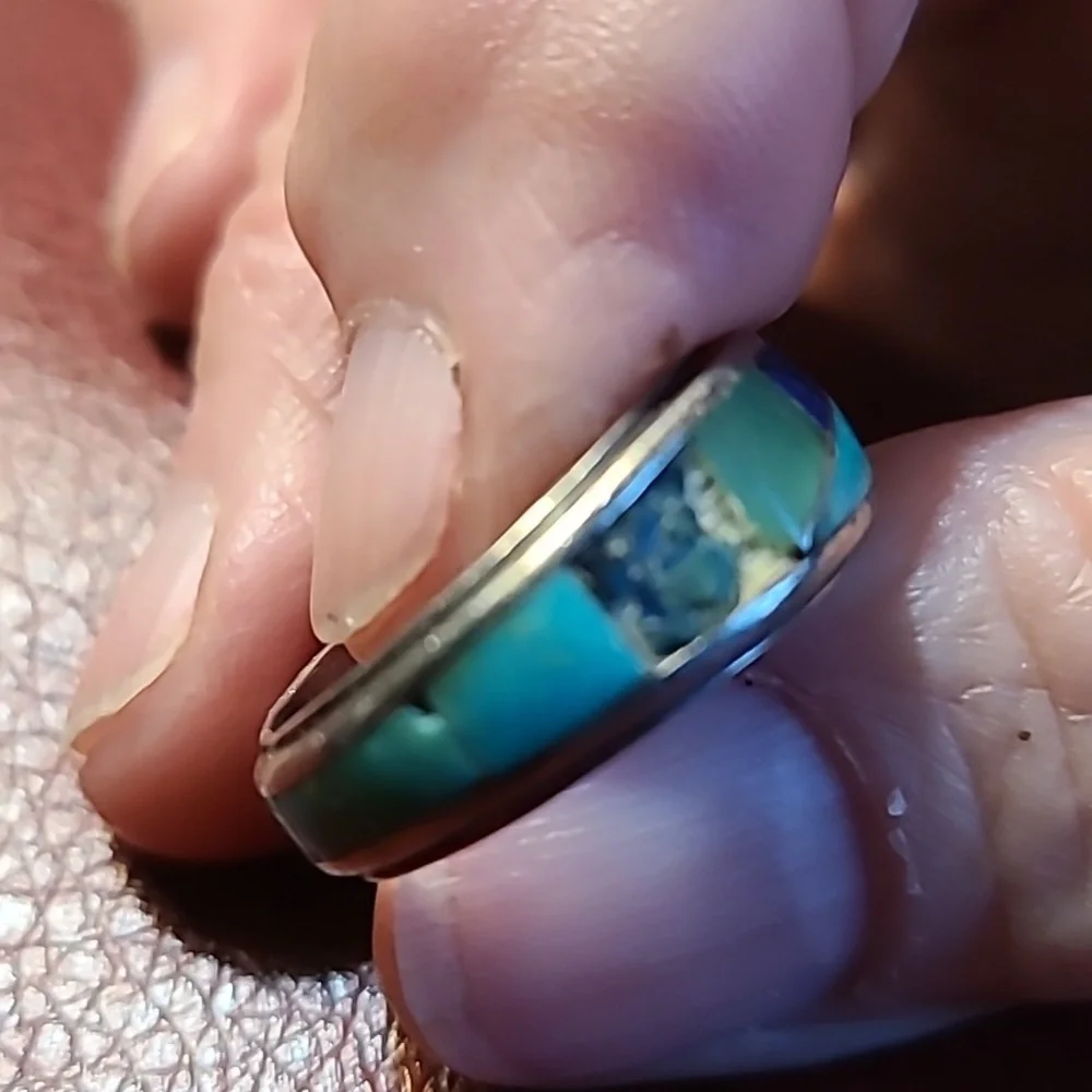 VINTAGE TURQUOISE RING - Picture 5 of 7